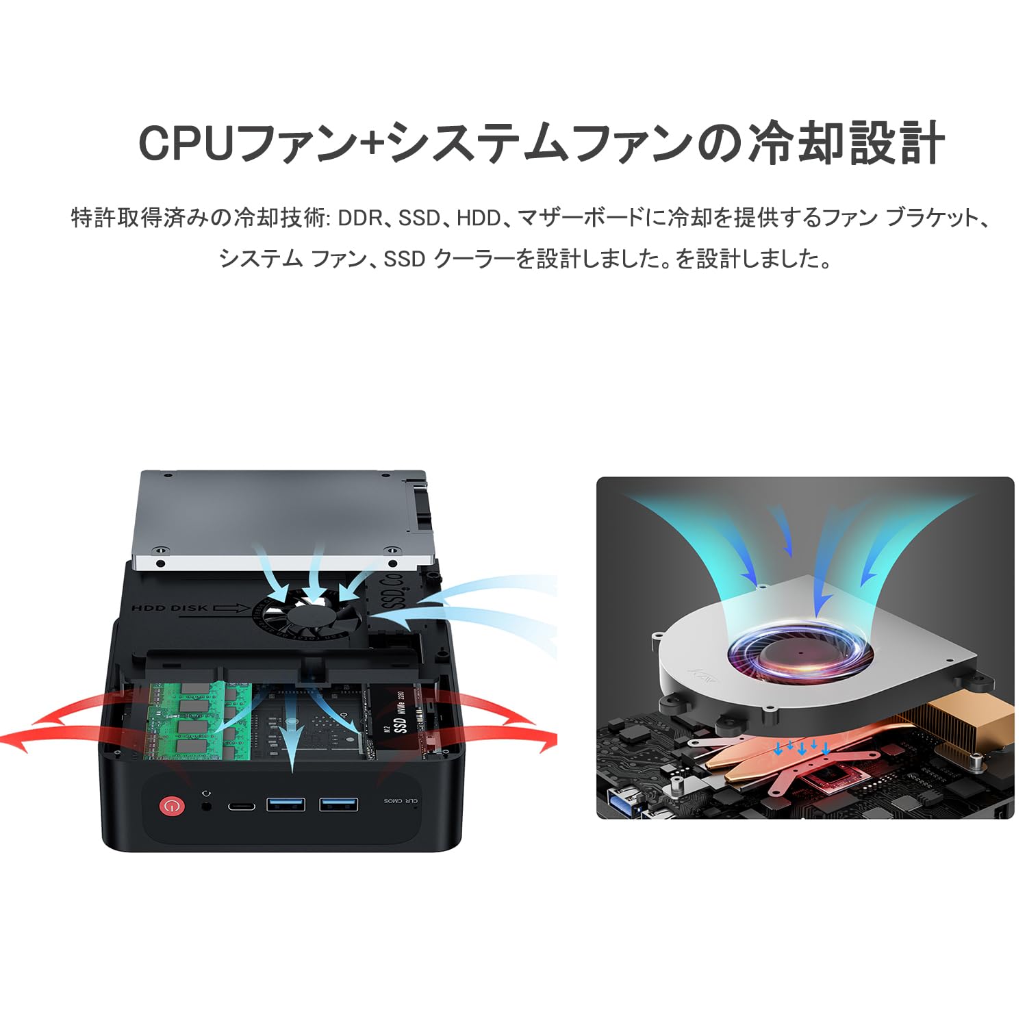 Amazon.co.jp: ミニPC、Beelink SER 5 MAX Mini Pc Ryzen 7 5800H 8